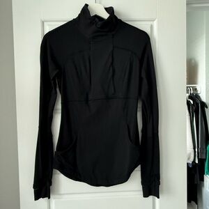 Lululemon Athletica Women’s Black Luon Pullover, Size 6